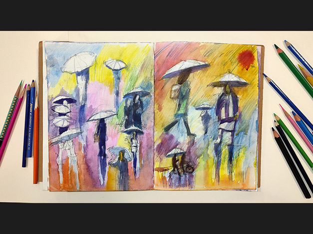 Rain sketches